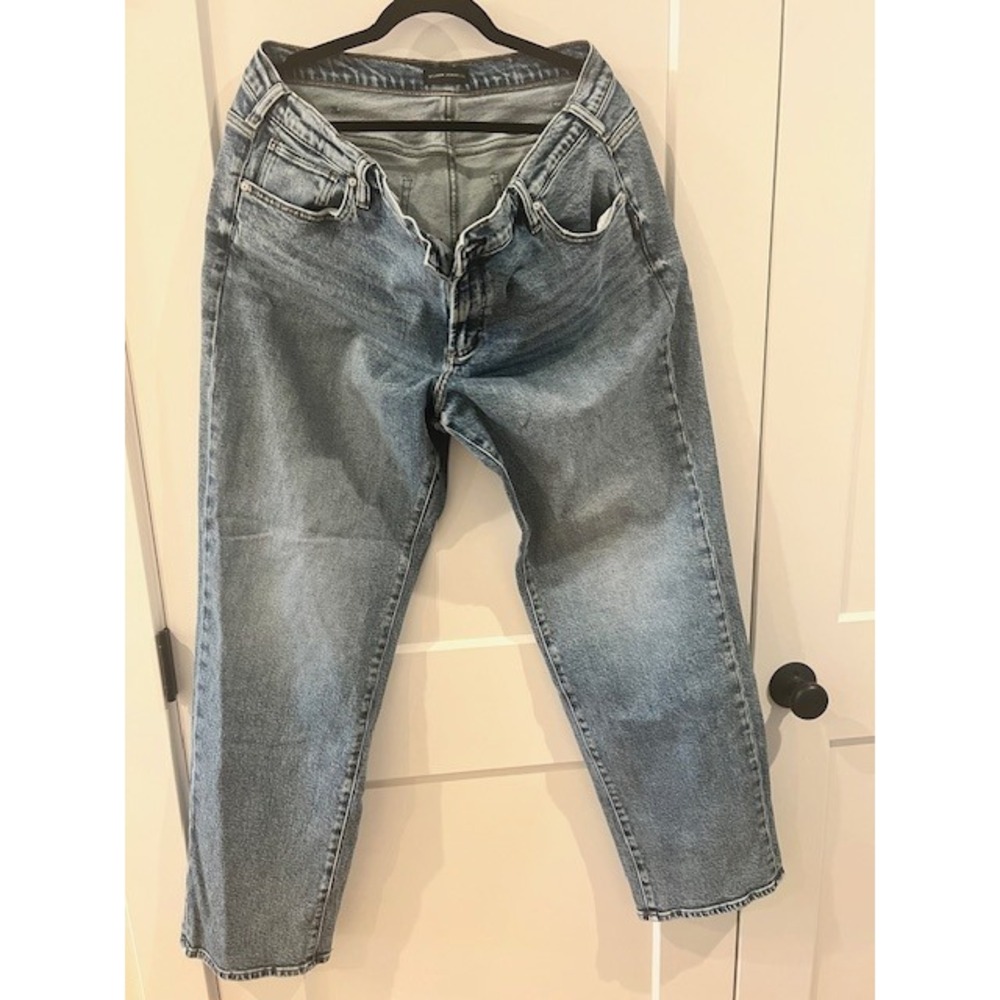 Silver Jeans Co Relaxed Straight Leg Blue Denim Jeans  SZ 14W L28